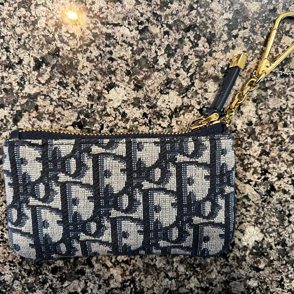 DiorTravel Myrte Zipped Key Case - Like New